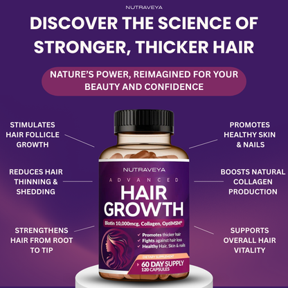 Nutraveya Advanced Hair Growth Vitamins