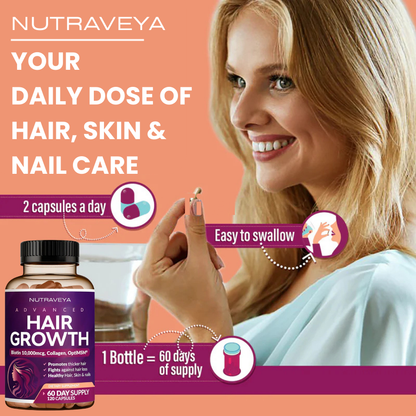 Nutraveya Advanced Hair Growth Vitamins