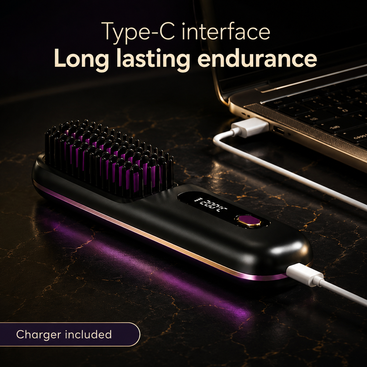 NutraLux Portable Straightening Brush