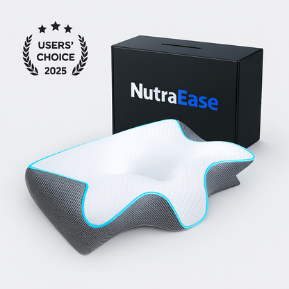 NutraEase™ Cloud Pillow for Neck Pain & Snoring Relief