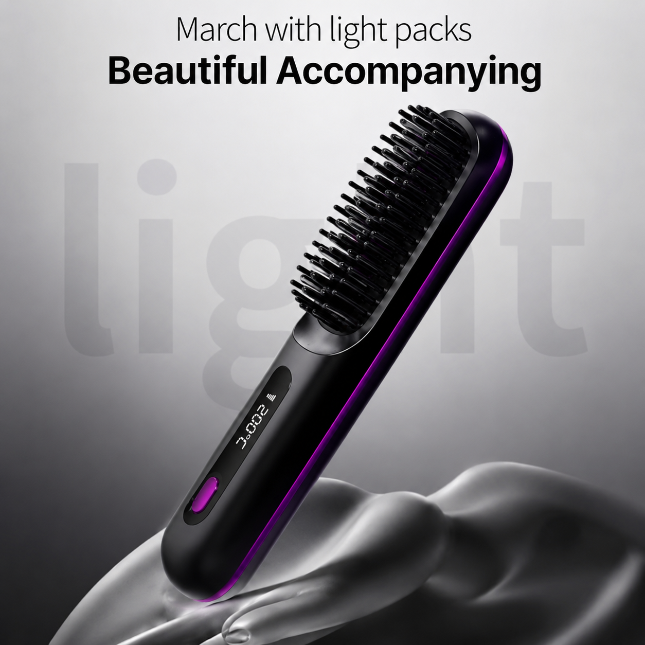 NutraLux Portable Straightening Brush