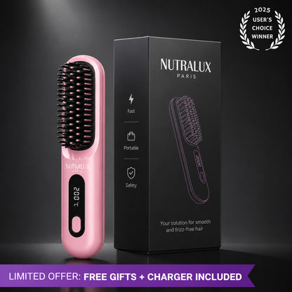 NutraLux Portable Straightening Brush