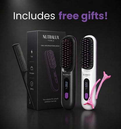 NutraLux Portable Straightening Brush
