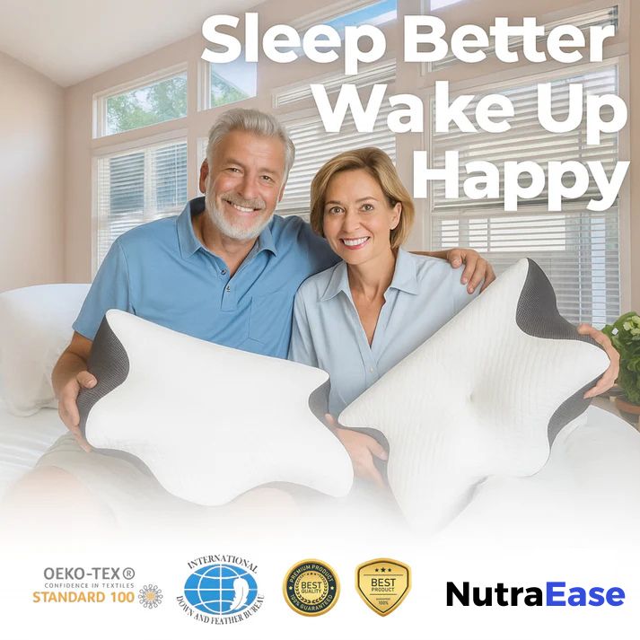 NutraEase™ Cloud Pillow for Neck Pain & Snoring Relief