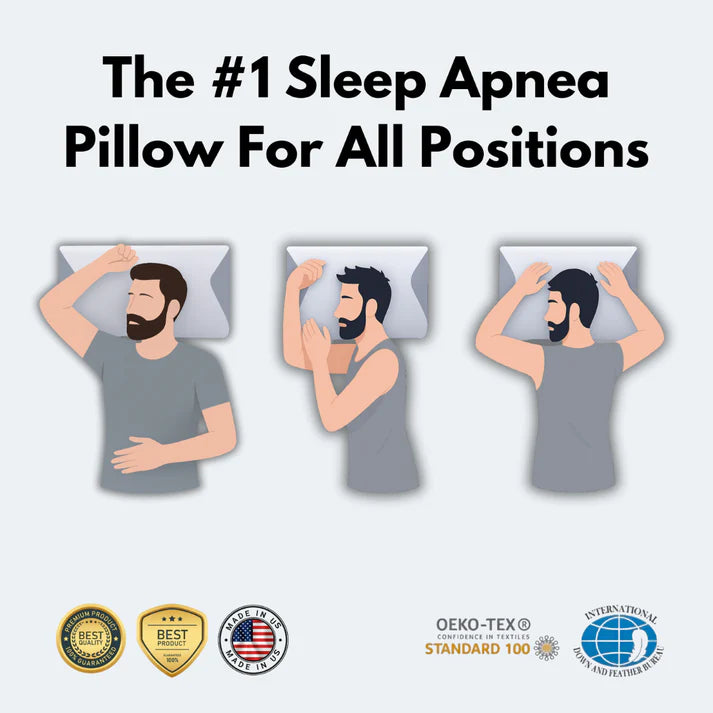 NutraEase™ Cloud Pillow for Neck Pain & Snoring Relief