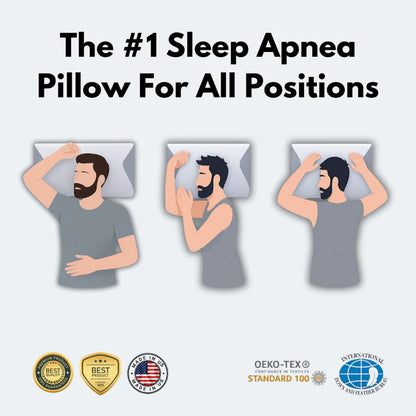NutraEase™ Cloud Pillow for Neck Pain & Snoring Relief
